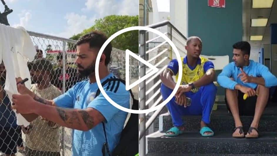 [WATCH] Indian Players' Heartwarming Gesture For Local Players and Fans in Barbados